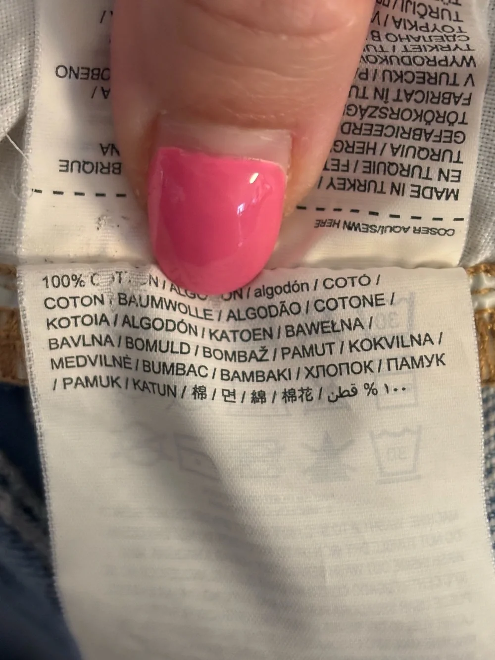 MANGO 100% Cotton Mom Jeans
